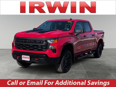 New 2026 Chevrolet Silverado 1500 Custom Trail Boss w/ LPO, Dark Essentials Package AWD/4WD image 1