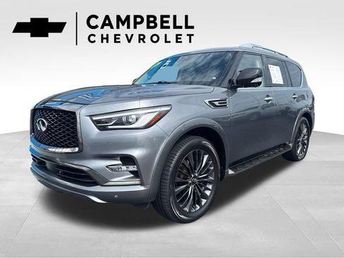 Used 2021 INFINITI QX80 Premium Select w/ Cargo Package AWD/4WD image 1