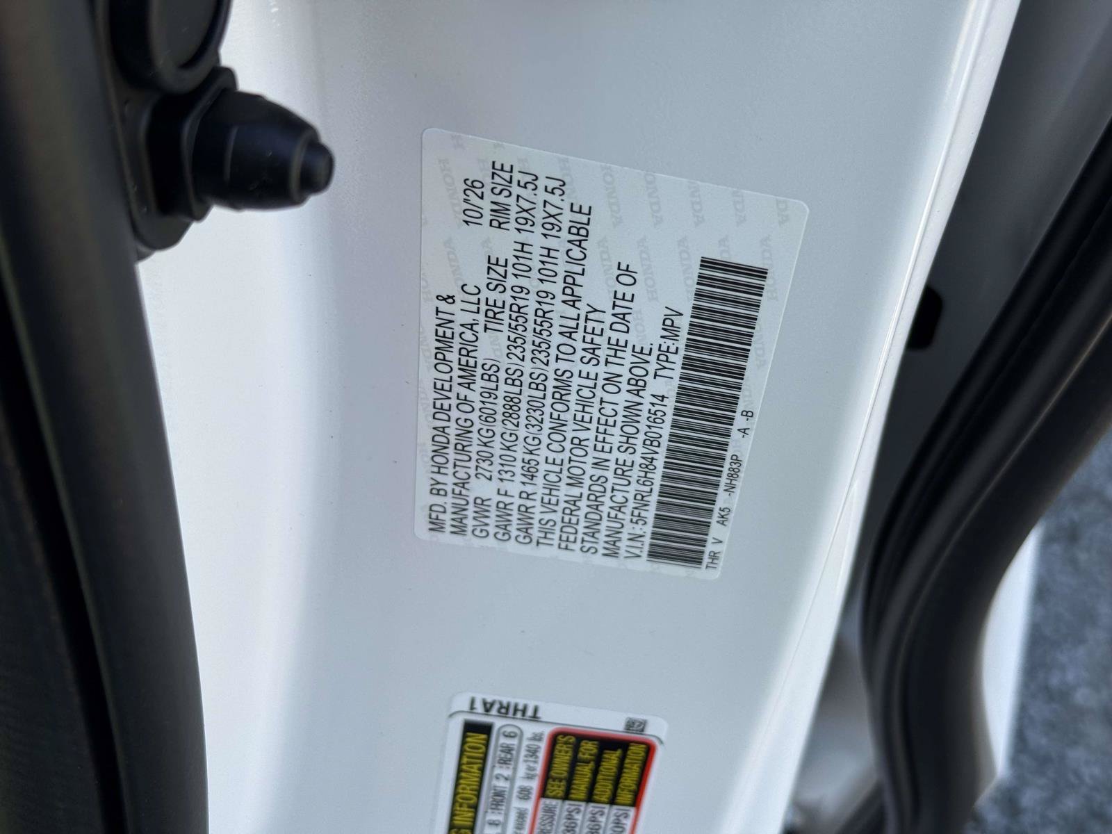 New 2027 Honda Odyssey Touring image 20