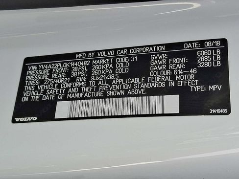 Used 2019 Volvo XC90 T6 Inscription w/ Protection Package image 25