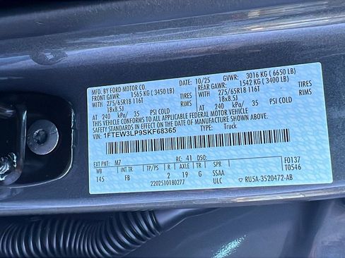 New 2025 Ford F150 XLT w/ Equipment Group 302A MID image 39