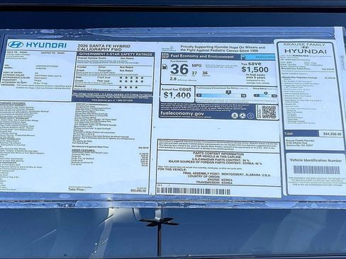 New 2026 Hyundai Santa Fe Calligraphy image 14