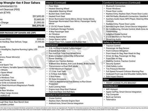 Certified 2025 Jeep Wrangler Sahara 4xe image 23