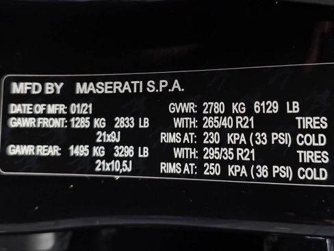 Used 2021 Maserati Levante S GranSport AWD/4WD image 47
