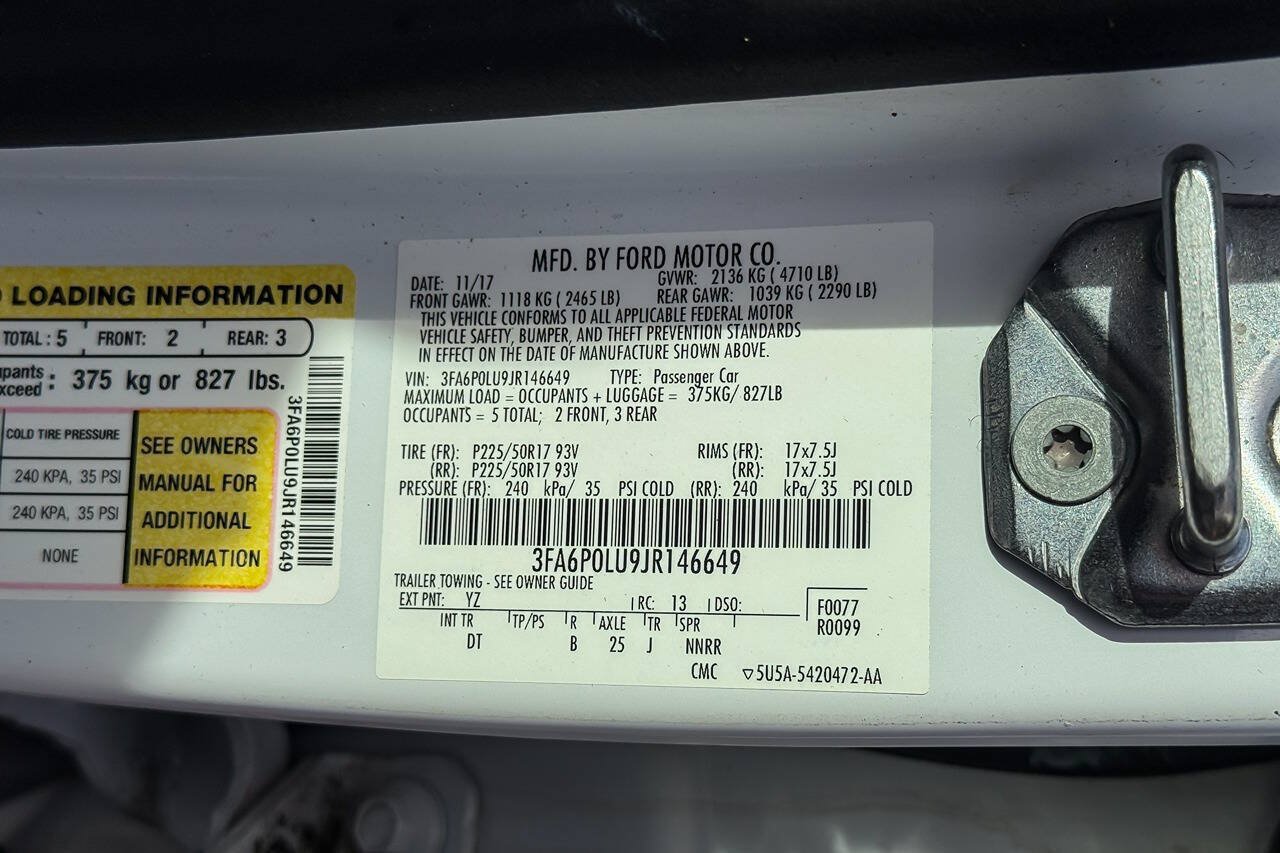 Used 2018 Ford Fusion SE FWD image 22