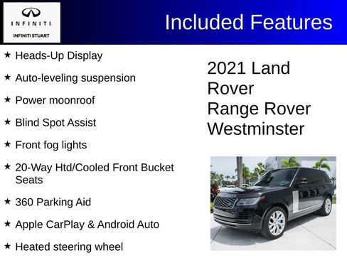 Used 2021 Land Rover Range Rover Westminster Edition AWD/4WD image 3