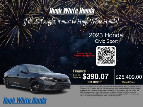 Used 2023 Honda Civic Sport image 3