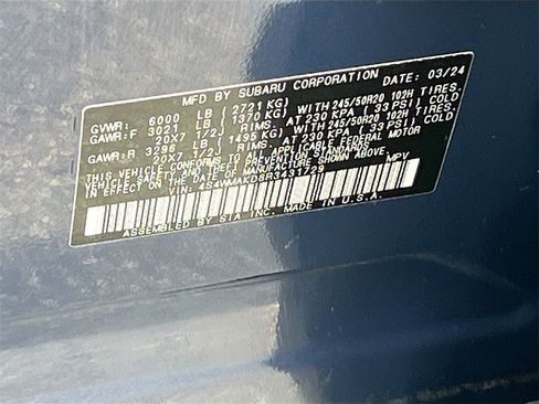 Used 2024 Subaru Ascent Onyx Edition Limited image 35