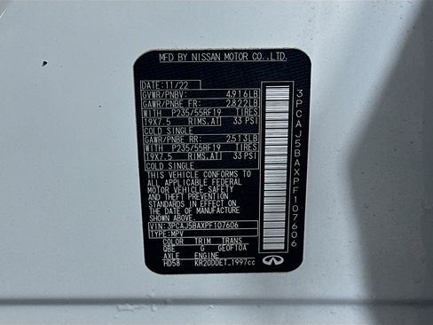 Used 2023 INFINITI QX50 Luxe image 12