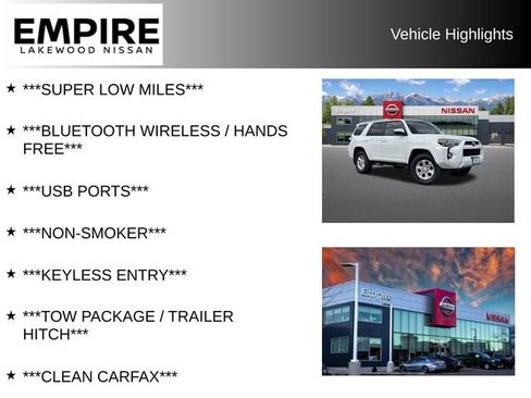Used 2016 Toyota 4Runner SR5 w/ Four Season Floor Mat Package AWD/4WD image 2