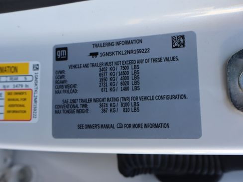 Used 2022 Chevrolet Tahoe High Country w/ Max Trailering Package AWD/4WD image 23
