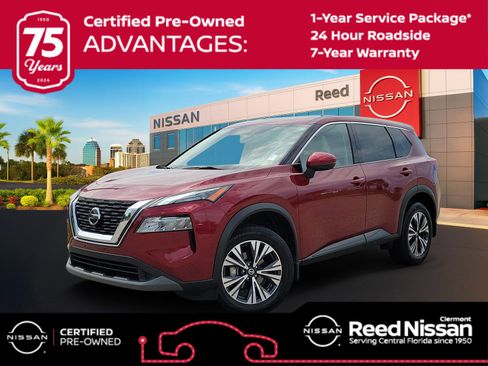 Certified 2021 Nissan Rogue SV FWD image 1