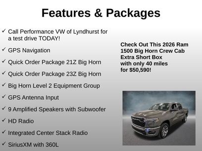 Used 2026 RAM 1500 Big Horn