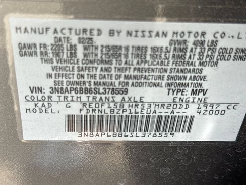 Certified 2025 Nissan Kicks S AWD/4WD image 55