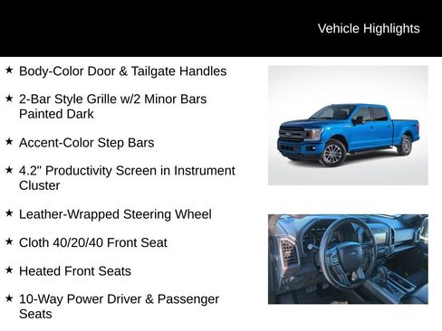 Certified 2020 Ford F150 XLT w/ Equipment Group 302A Luxury image 31