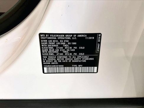 Used 2019 Volkswagen Atlas SE w/ Towing Package AWD/4WD image 37