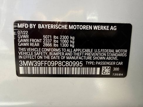 Used 2023 BMW 330e w/ Driving Assistance Package RWD image 49