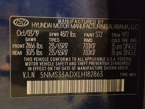 Used 2020 Hyundai Santa Fe SEL image 33