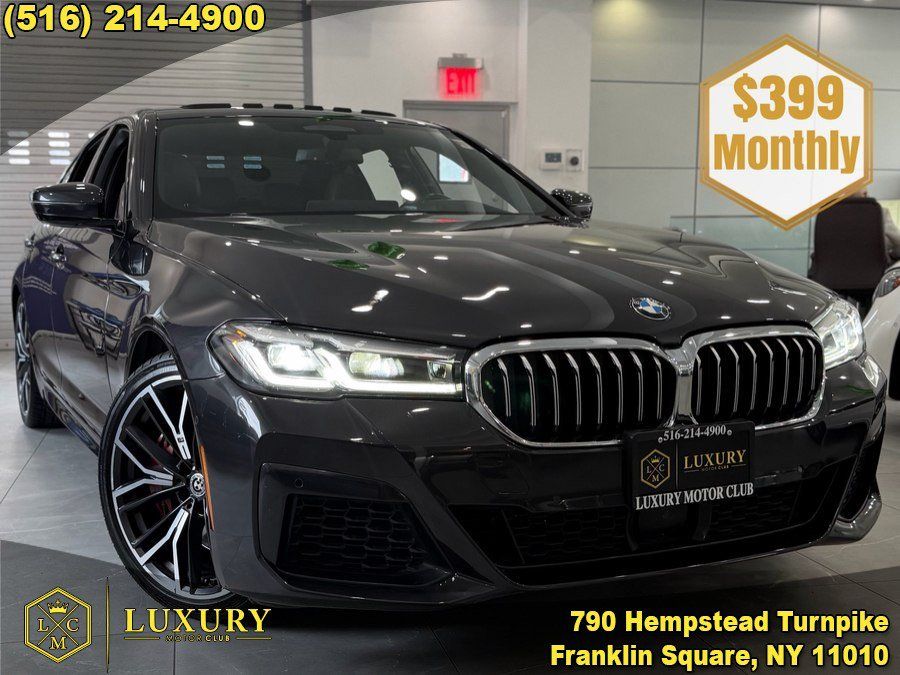 Used 2021 BMW 540i w/ M Sport Package RWD image 1