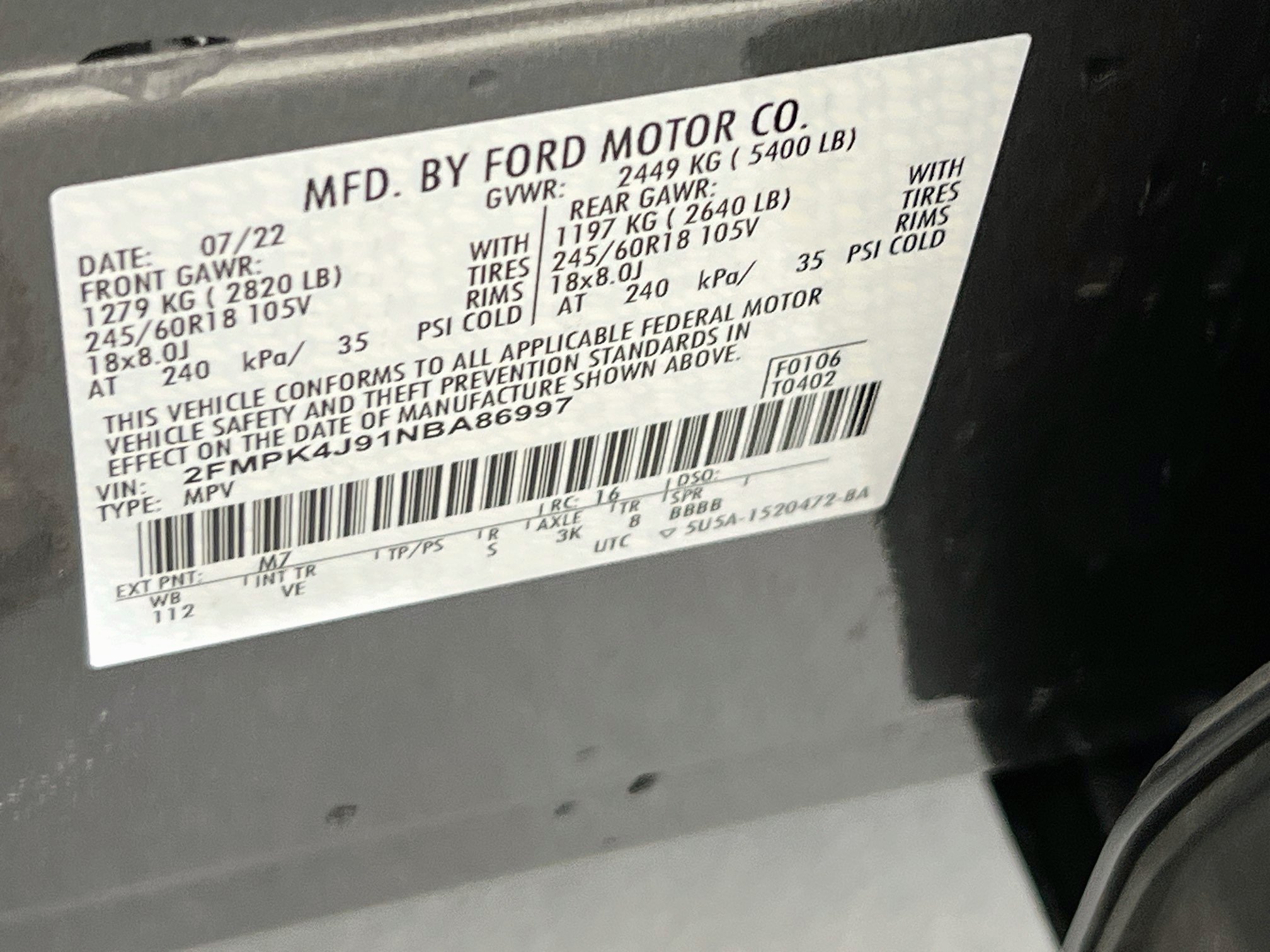 Used 2022 Ford Edge SEL AWD/4WD image 30