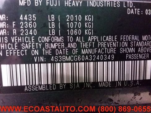 Used 2010 Subaru Legacy 2.5i Premium image 15