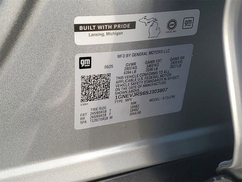 Used 2025 Chevrolet Traverse Z71 w/ Driver Confidence Package image 33