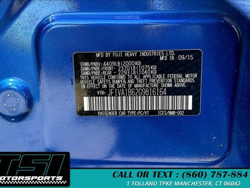 Used 2016 Subaru WRX image 3