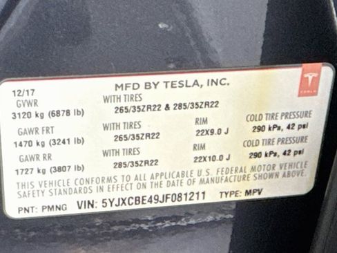 Used 2018 Tesla Model X P100D AWD/4WD image 30