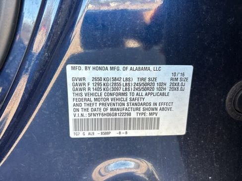 Used 2016 Honda Pilot Elite image 14