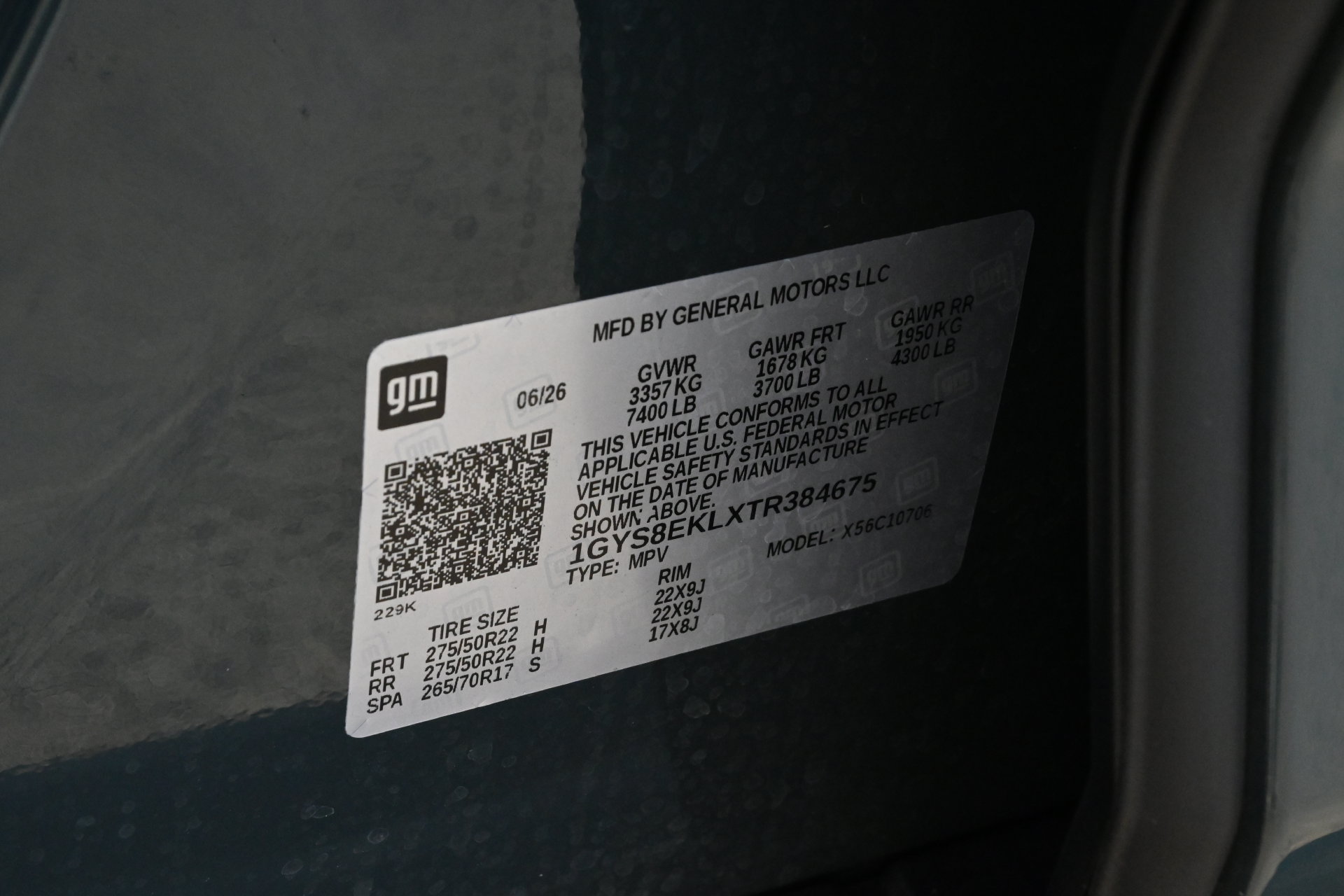Certified 2026 Cadillac Escalade Sport RWD image 29