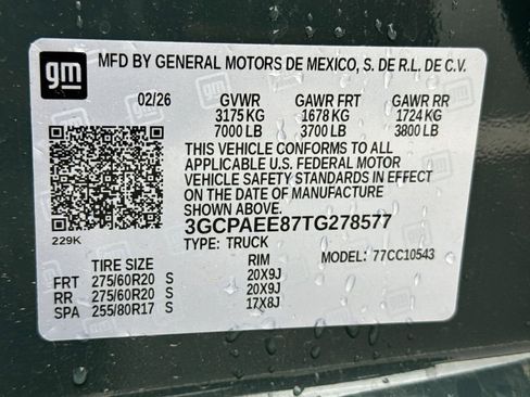 New 2026 Chevrolet Silverado 1500 LTZ RWD image 25