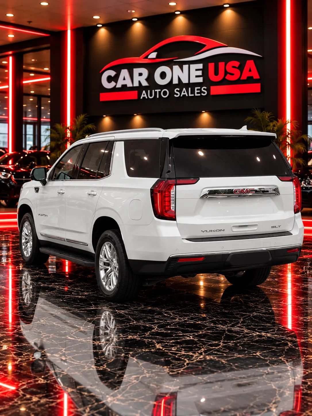 Used 2021 GMC Yukon SLT w/ Rear Media and Nav Package RWD image 5