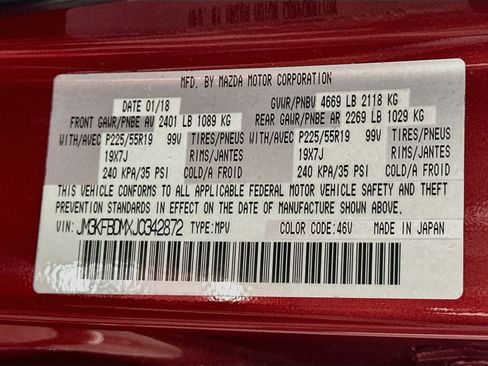 Used 2018 MAZDA CX-5 Grand Touring w/ Premium Package AWD/4WD image 12