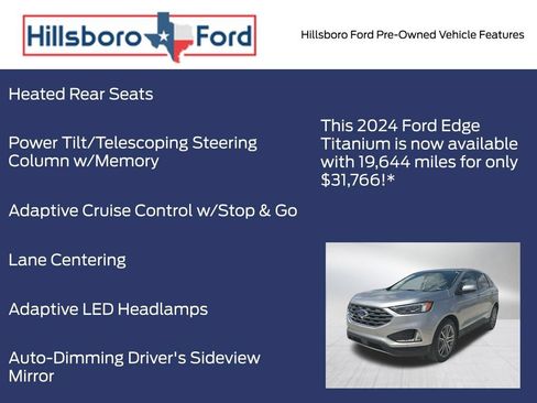 Used 2024 Ford Edge Titanium w/ Equipment Group 301A AWD/4WD image 9