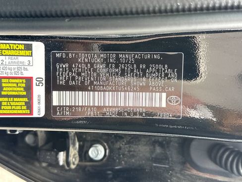 Used 2026 Toyota Camry LE w/ Convenience Package AWD/4WD image 20