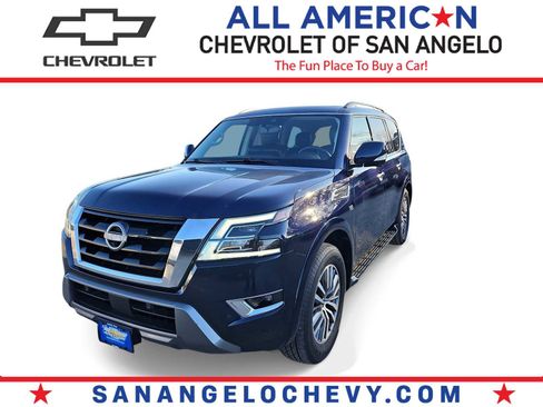 Used 2022 Nissan Armada SL w/ Captain's Chairs Package image 1
