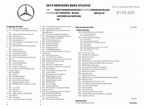 Used 2019 Mercedes-Benz AMG GT 63 S image 93