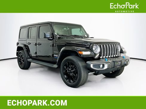 Used 2022 Jeep Wrangler Sahara w/ Cold Weather Group image 1