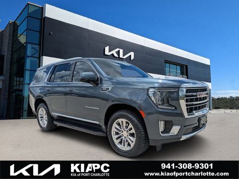 Used 2021 GMC Yukon SLT w/ SLT Luxury Plus Package AWD/4WD image 1