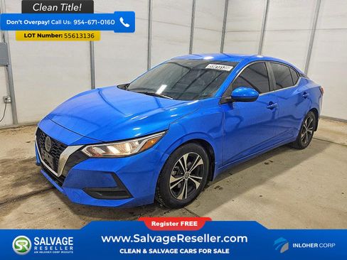 Used 2021 Nissan Sentra SV FWD image 1
