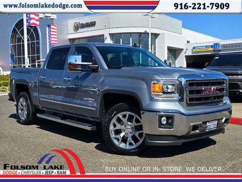 Used 2015 GMC Sierra 1500 SLT w/ SLT Crew Cab Value Package RWD image 1