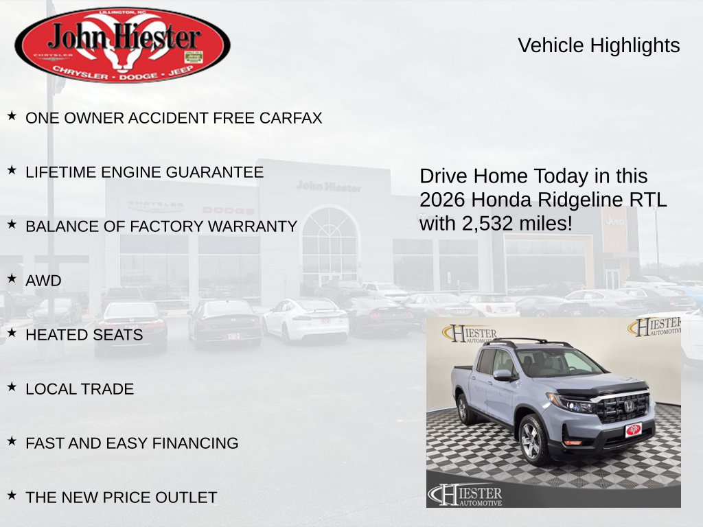 Used 2026 Honda Ridgeline RTL image 5
