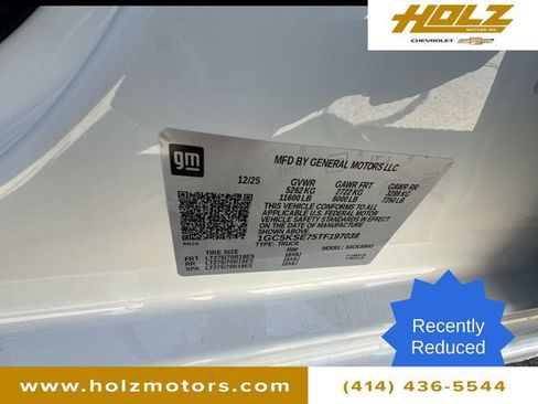 Certified 2026 Chevrolet Silverado 3500 W/T w/ Snow Plow Prep/Camper Package image 32