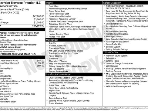 Used 2023 Chevrolet Traverse Premier image 10