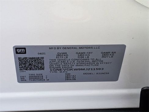 Used 2021 Chevrolet Traverse LT image 41