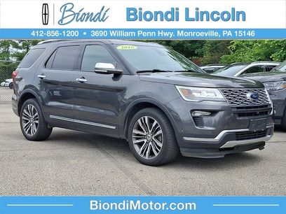 Used 2018 Ford Explorer Platinum