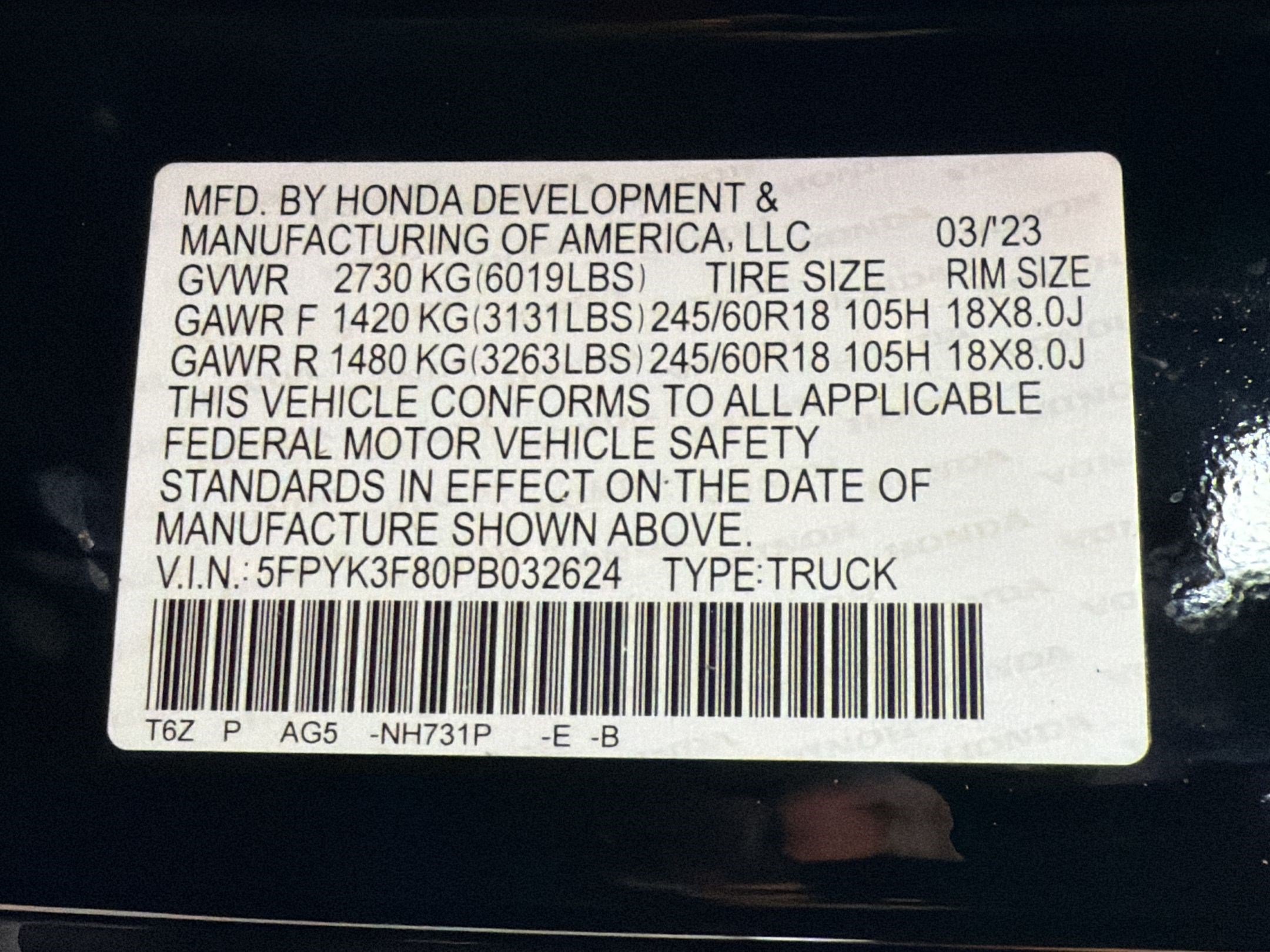 Used 2023 Honda Ridgeline Black Edition image 25