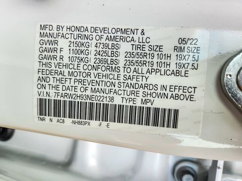 Used 2022 Honda CR-V Touring image 24