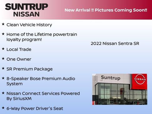 Certified 2022 Nissan Sentra SR w/ SR Premium Package FWD image 3