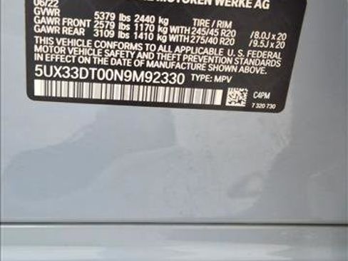 Used 2022 BMW X4 xDrive30i w/ M Sport Package 2 AWD/4WD image 16